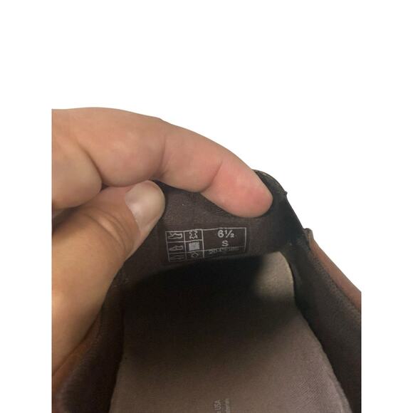 SAS Womens Twin Loafer Size 6.5 S Brown Leather Comfort Tripad Flat Slip On Shoe - Picture 6 of 8